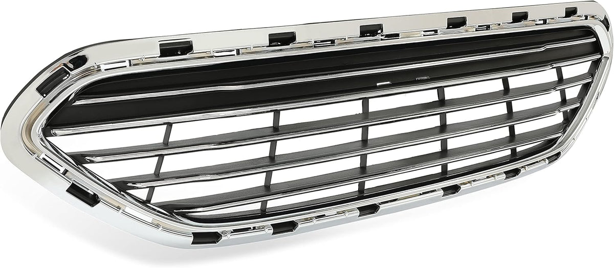 Chrome Frame Grille Front Grill Bumper Guard Cover Molding Replacement W6556