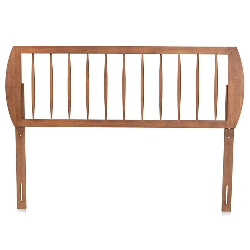 Walnut Finished Wood King Size Headboard N20735