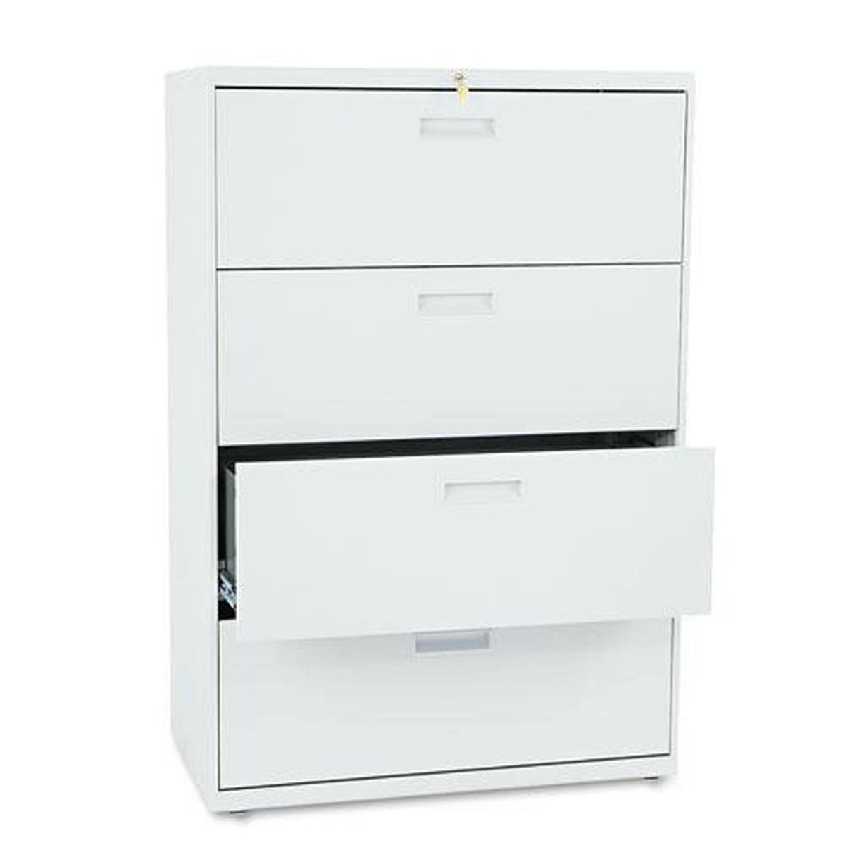 Light Gray Four-Drawer Lateral File X70487
