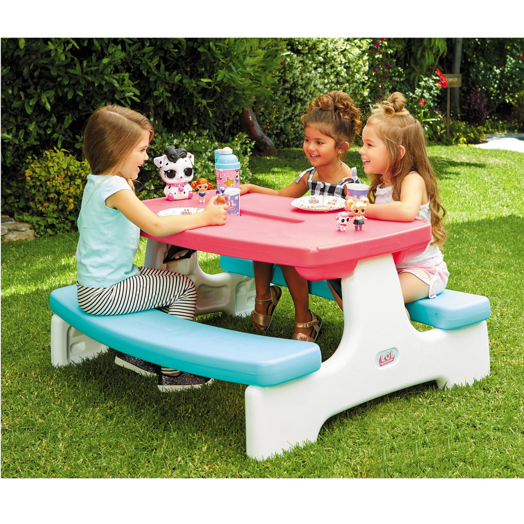 Kids Picnic Table with Umbrella S195