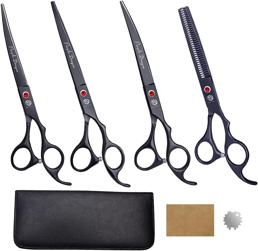 7.0 inch 4PCS Pet Grooming Scissors Kit with Case B17421