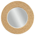 Coastal Wall Mirror With Brown Finish R50435
