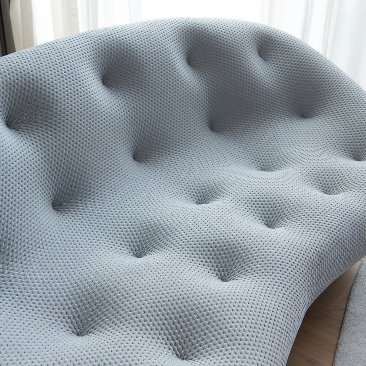 Curved Gray Sofa R787508