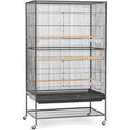 Black Hammertone Flight Cage with Stand F5060