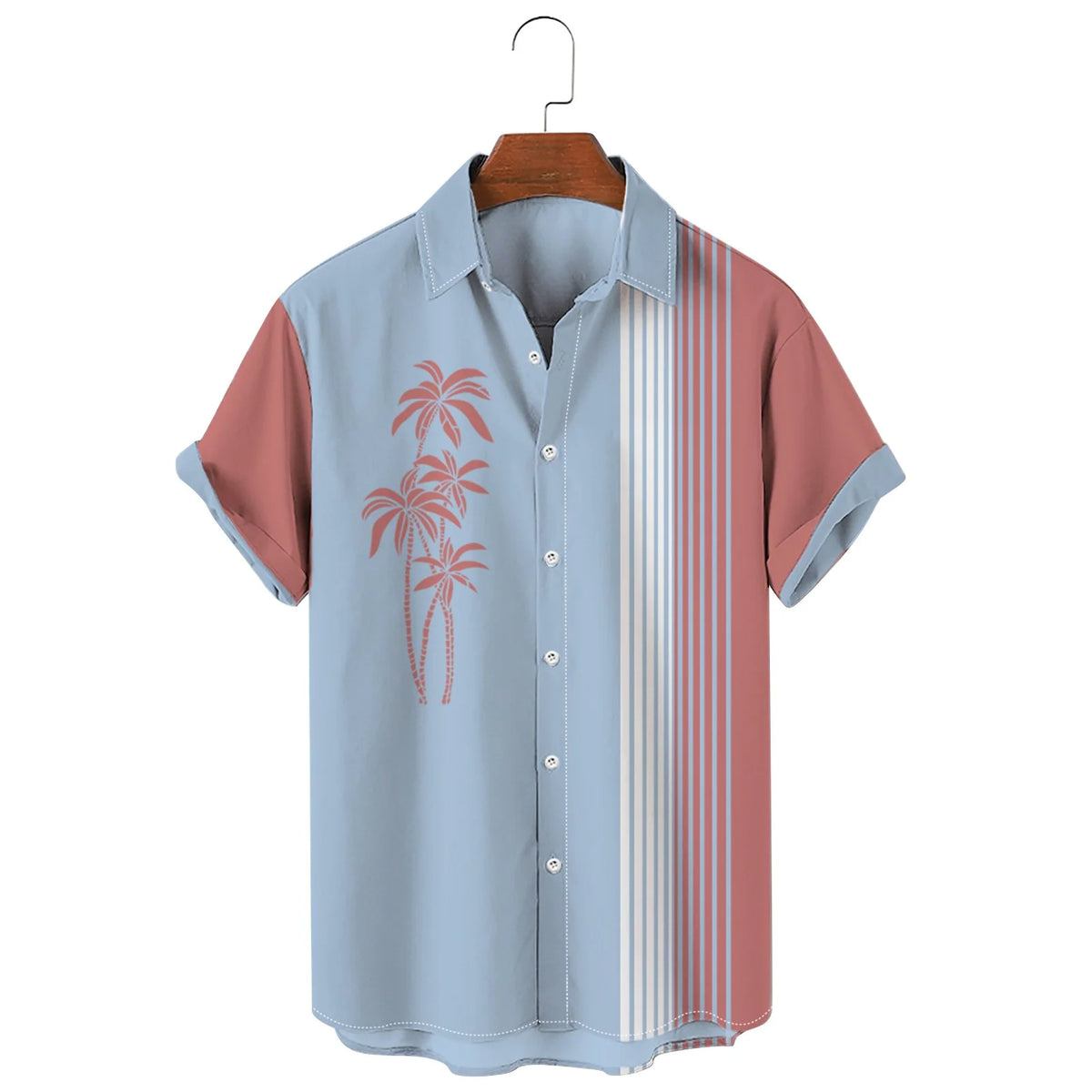 Hawaiian Short Sleeve Button Up Shirts H8014