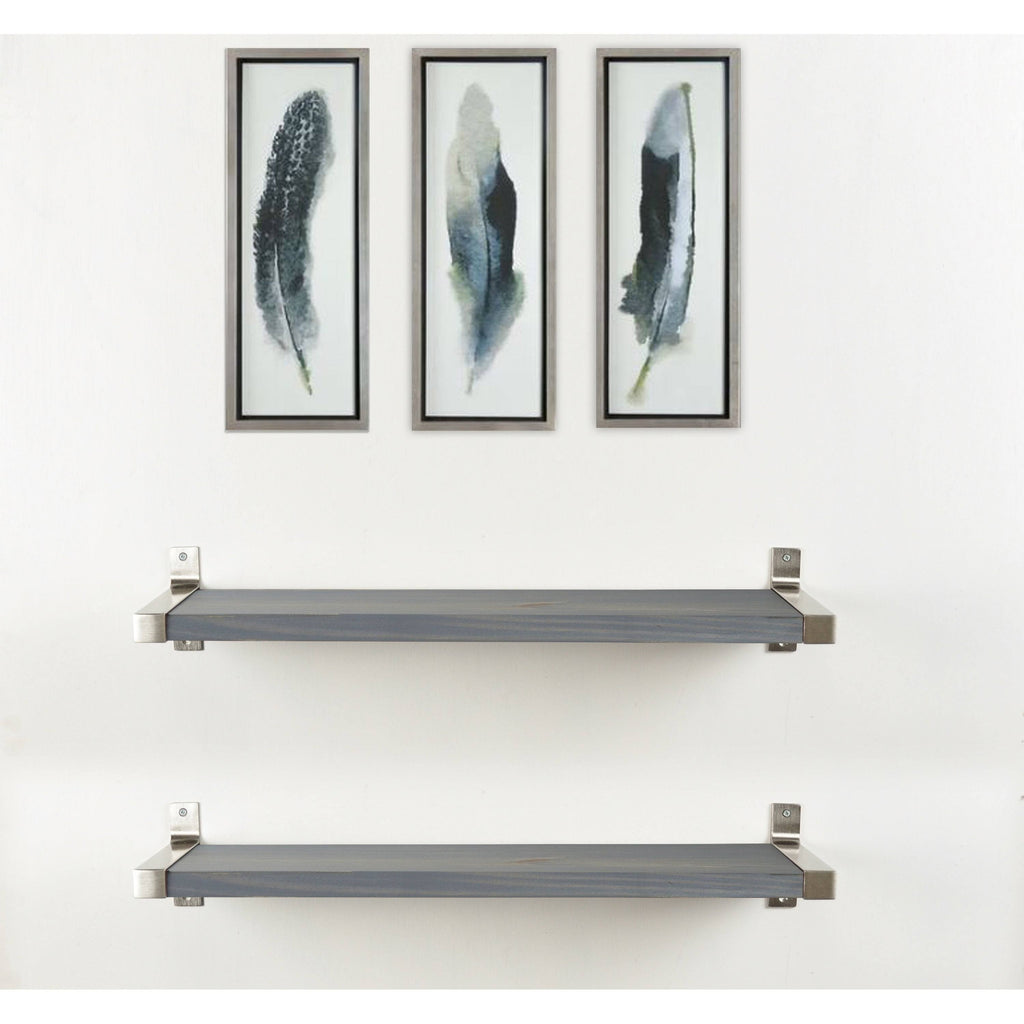 2 Piece Wood Wall Shelf Set M396068