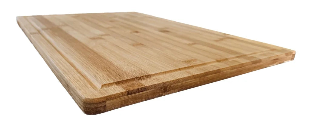 Organic Bamboo Cutting Board with Juice Groove Q51793