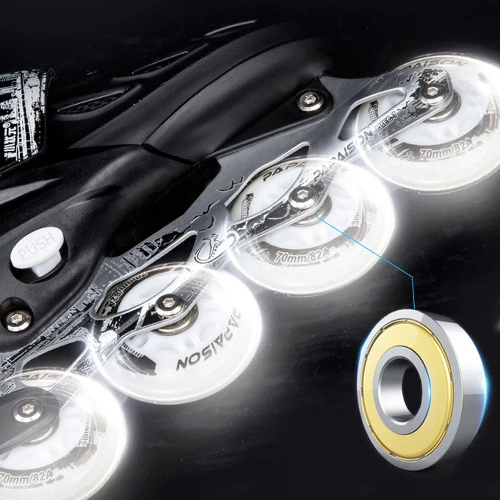 Adjustable Inline Roller Skates with Full Light Wheel I2404