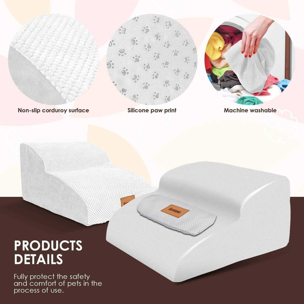 2-Step 30D Foam Pet Stairs with Waterproof Cover R528