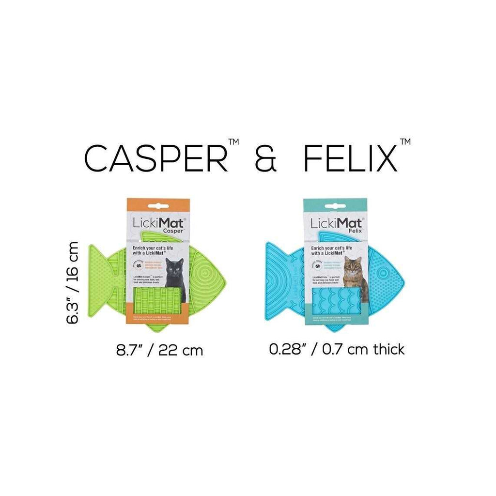 Fish-Shaped Cat Slow Feeders Lick Mat K888340