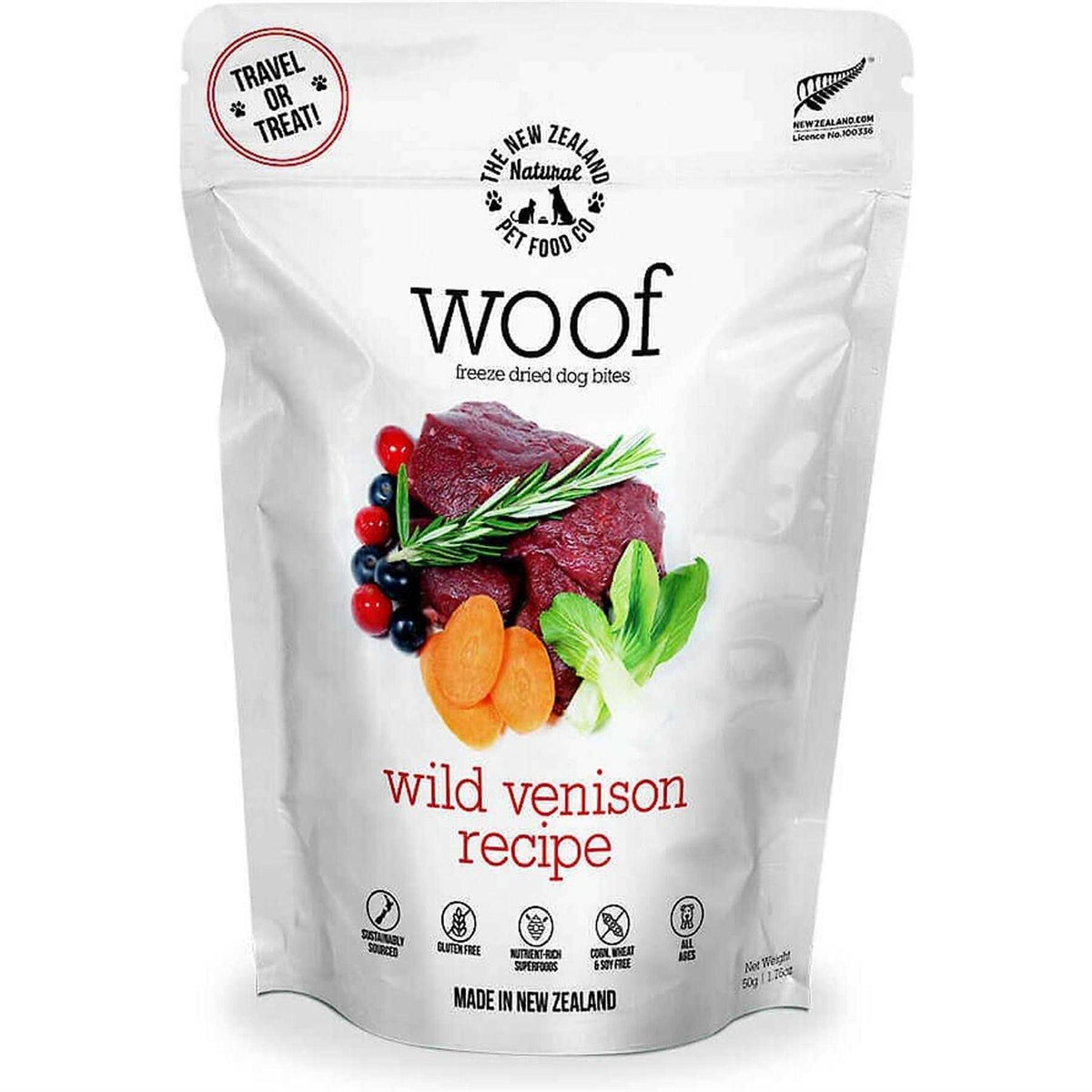 Freeze-Dried Wild Venison Pet Food X53285