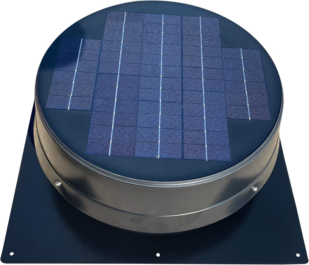 Solar Attic Fan with Thermostat /Humidistat, Brushless Motor O256323