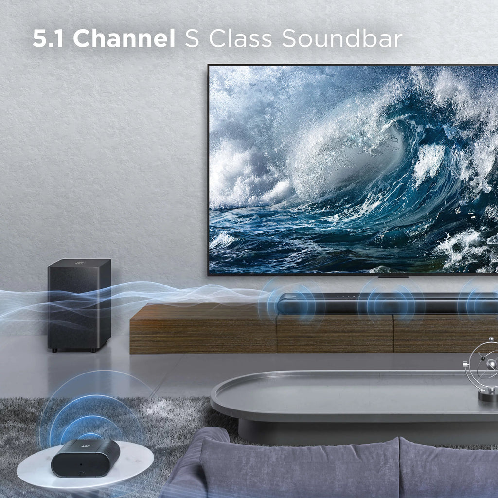 5.1 Channel Sound Bar with Wireless Subwoofer H3794