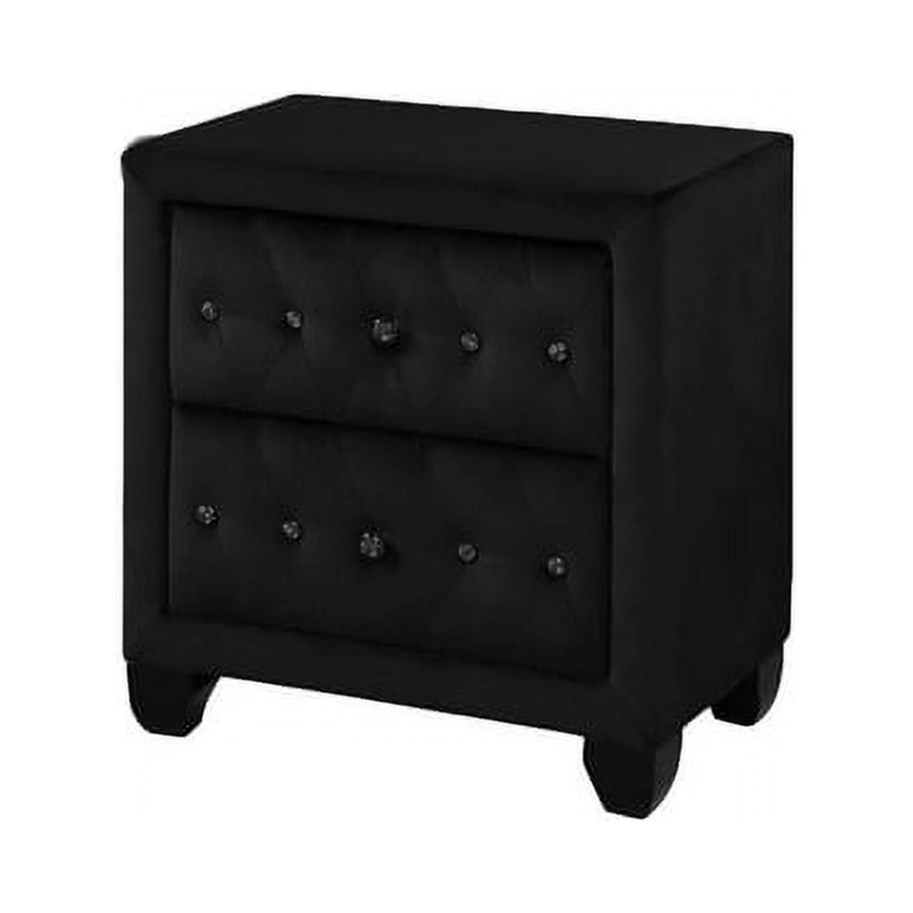 Black 5 Pc Wood Bedroom Set E68036