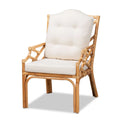 Natural Finished Rattan Armchair Y9942